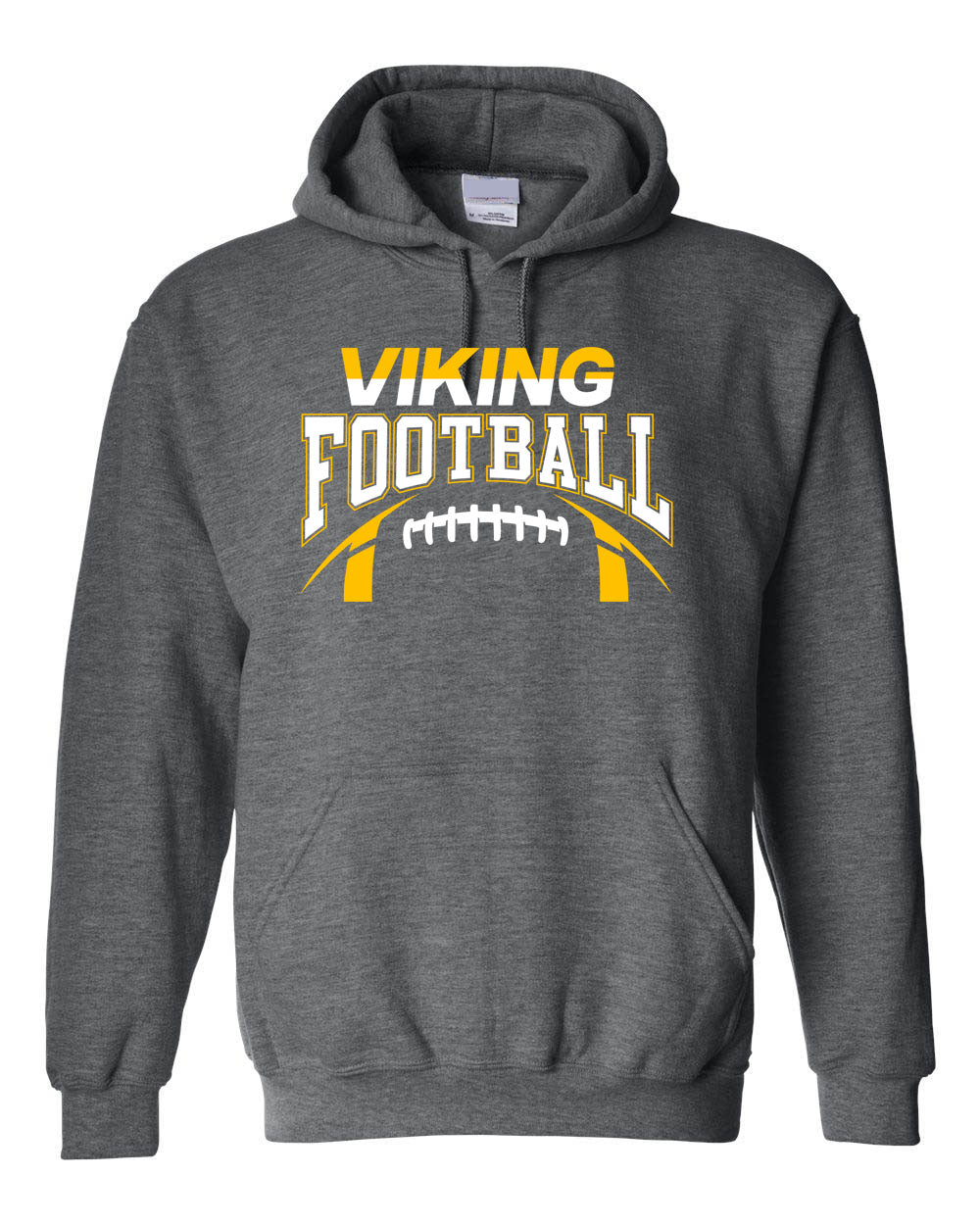 Viking Football Design 8 Hooded Sweatshirt