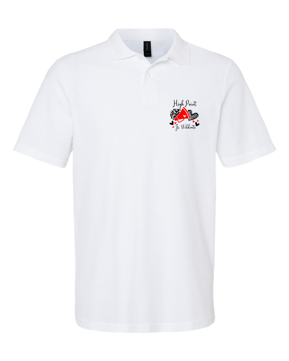 High Point Cheer Design 6 Polo T-Shirt