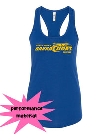 Barracudas Design 1 Performance Racerback Tank Top
