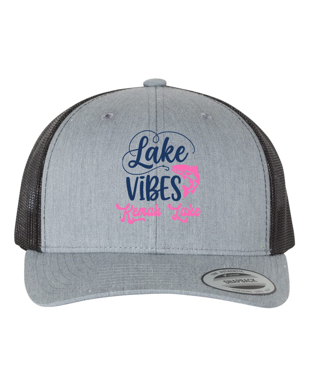 Kemah Lake Trucker Hat Design 3
