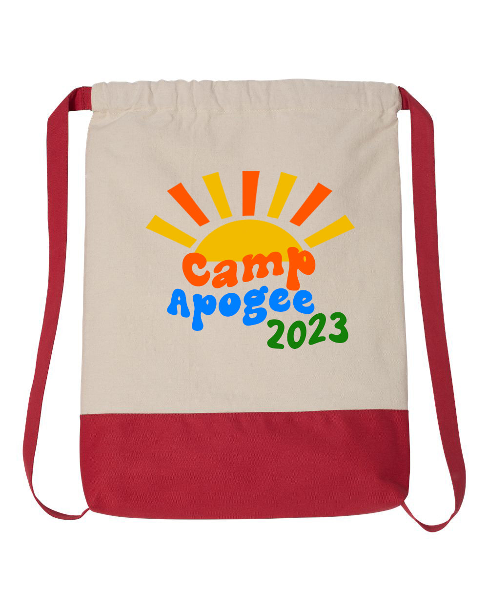 Hilltop Camp Design 2 Drawstring Bag