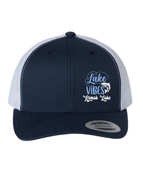 Kemah Lake Trucker Hat Design 3