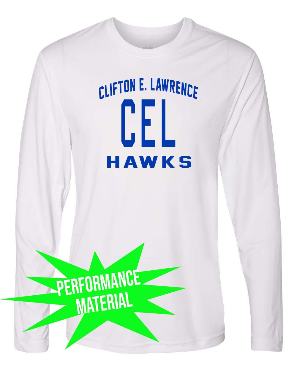 Clifton E. Lawrence Performance Material Long Sleeve Shirt Design 3