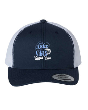 Kemah Lake Trucker Hat Design 3