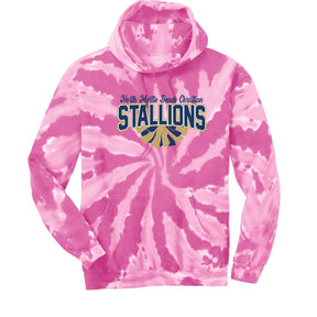 NMB Christian School Cheer Tie-Dye Hooded Sweatshirt Design 1