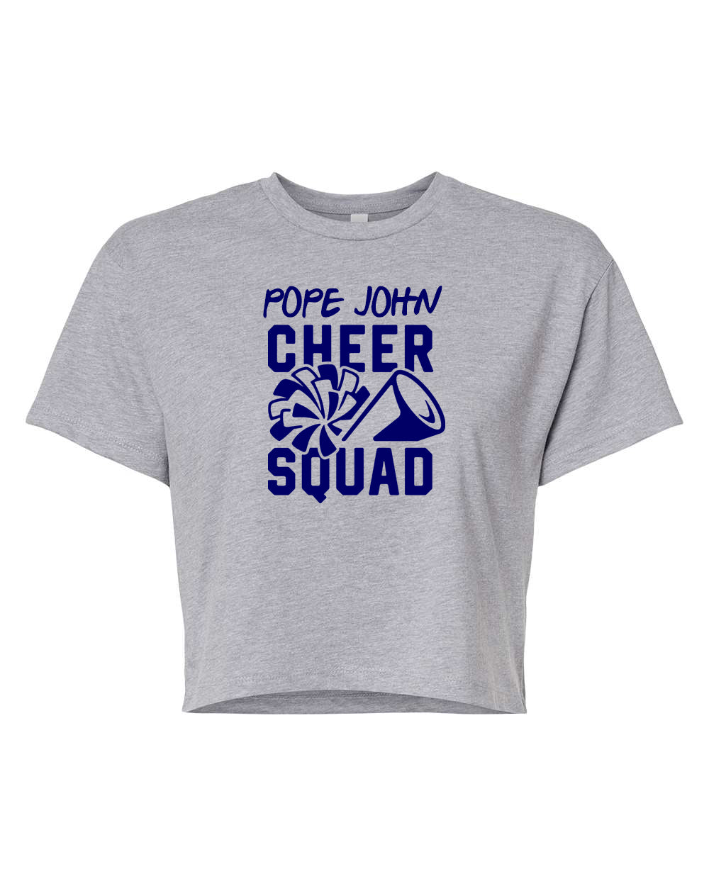 Pope John Cheer Design 9 Crop Top