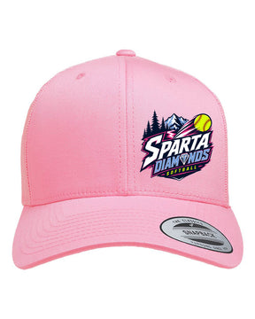 Sparta Diamonds Design 1 Trucker Hat