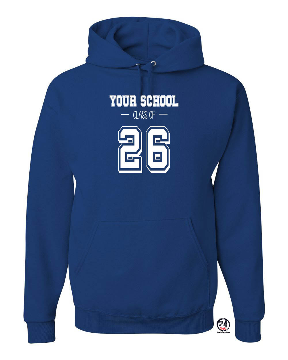 Class of 2026 Design 1 hooded sweatshirt