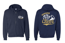 Sussex Middle School Cheer Design 1 Zip up Sweatshirt