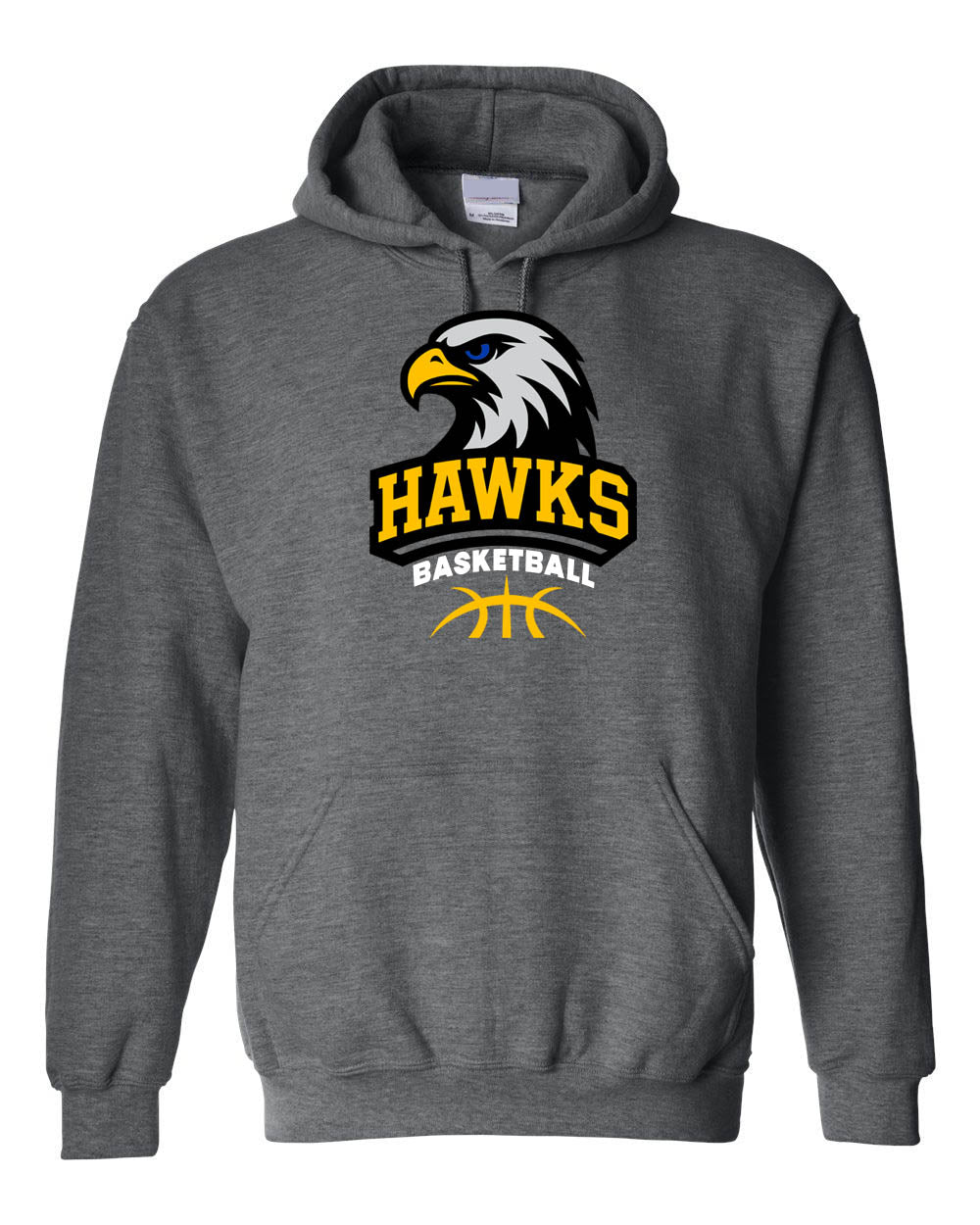 Hawks Basketball Hooded Sweatshirt Design 1