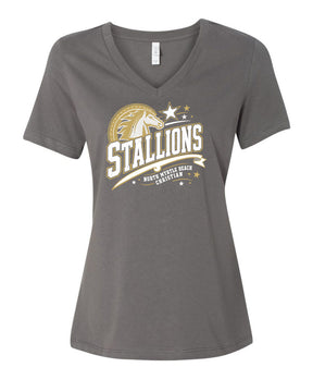 NMB Christian Spiritwear V-neck T-Shirt Design 2
