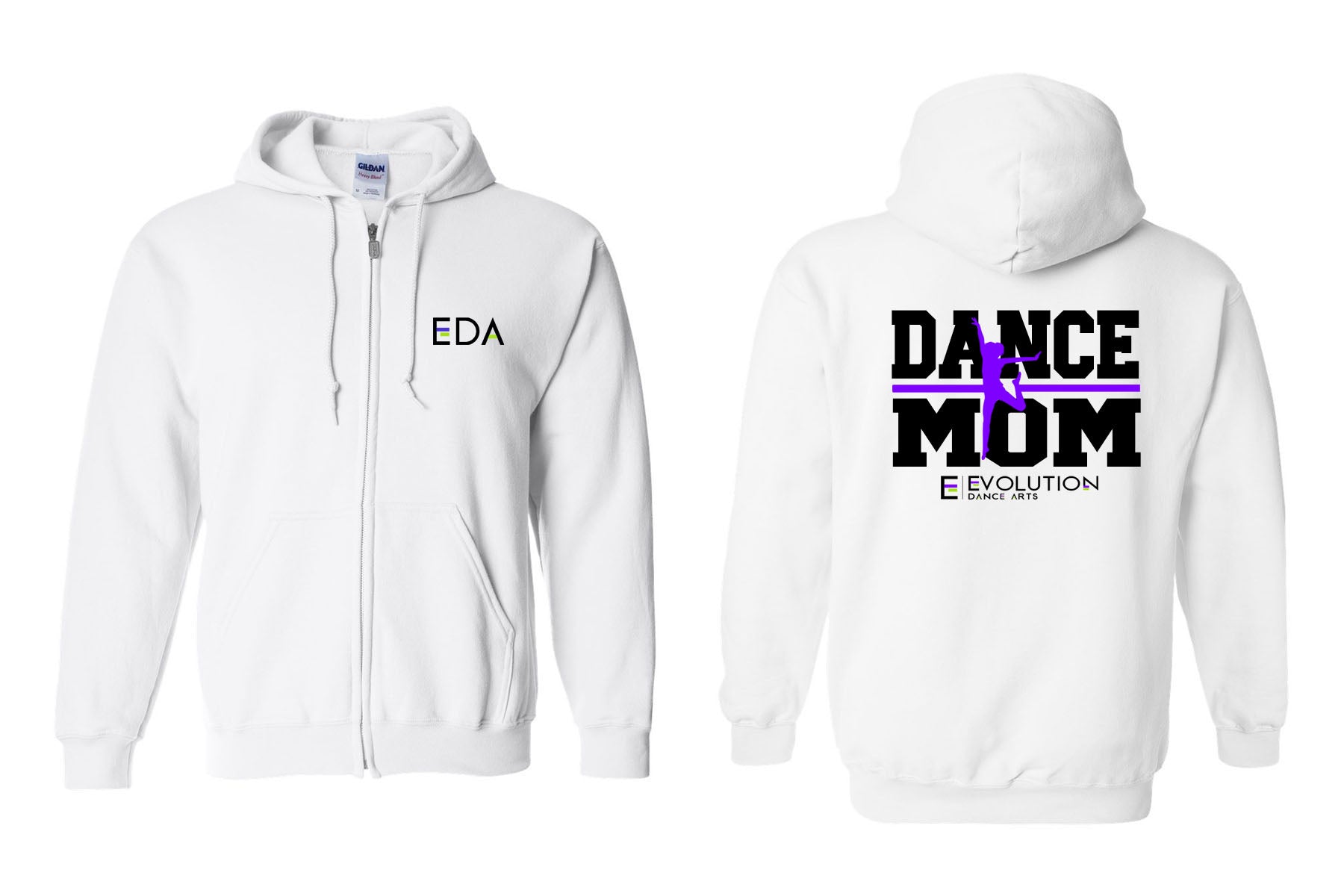 Evolution Dance design 6 Zip up Sweatshirt