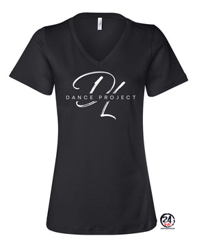 DL Dance Project V-neck T-shirt Design 1