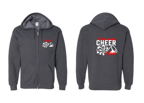 Falcons Cheer Zip up Sweatshirt Design 3
