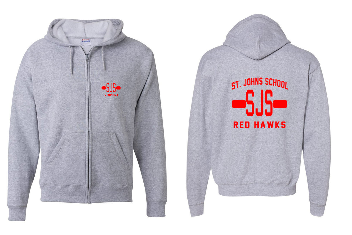 St. John's Design 2 Zip up Sweatshirt