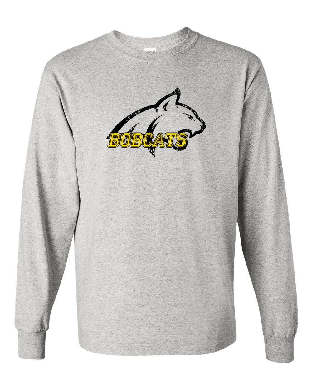 Bobcats spiritwear Long Sleeve Shirt Design 1
