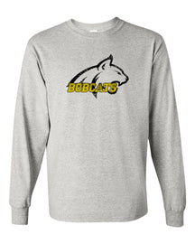 Bobcats spiritwear Long Sleeve Shirt Design 1