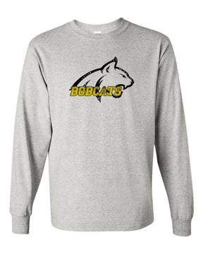 Bobcats spiritwear Long Sleeve Shirt Design 1
