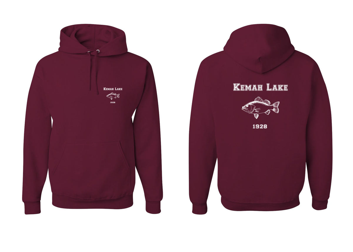 Kemah Lake Hooded Sweatshirt Design 2
