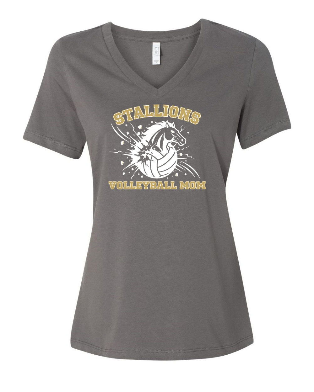 NMB Christian Volleyball V-neck T-Shirt Design 2