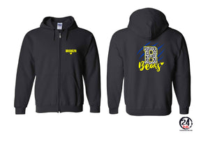 Bears design 11 Zip up Sweatshirt