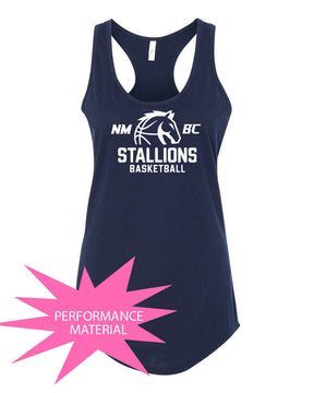 NMB Christian Basketball Performance Racerback Tank Top Design 1