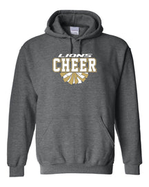 Lions Cheer Hooded Sweatshirt Design 1