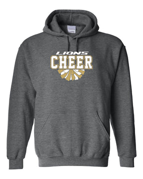 Lions Cheer Hooded Sweatshirt Design 1