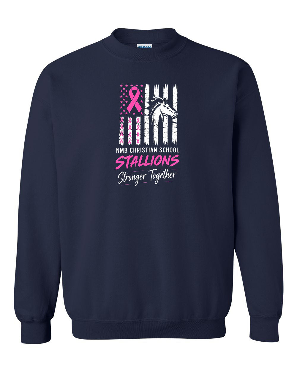 NMB Christian School October Eevnt Non Hooded Sweatshirt Design 6
