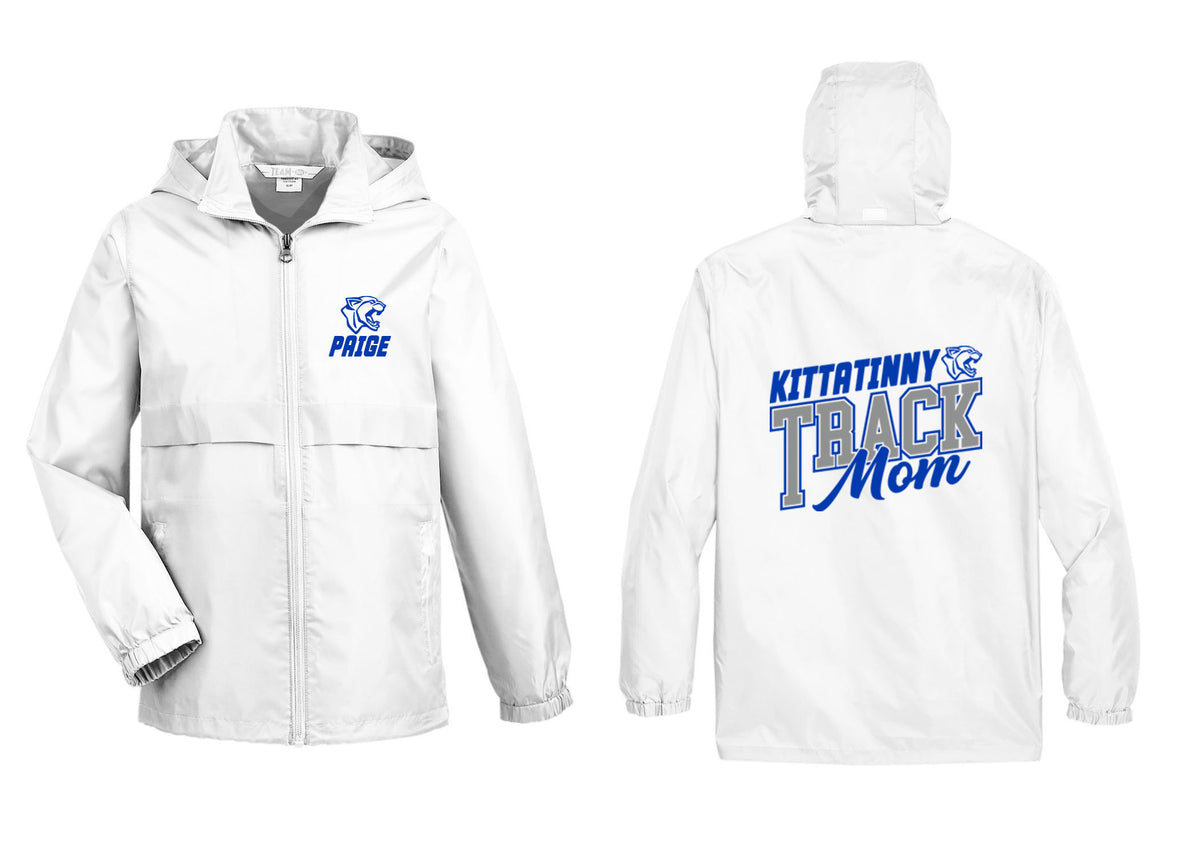 Kittatinny Track design 4 Zip up lightweight rain jacket