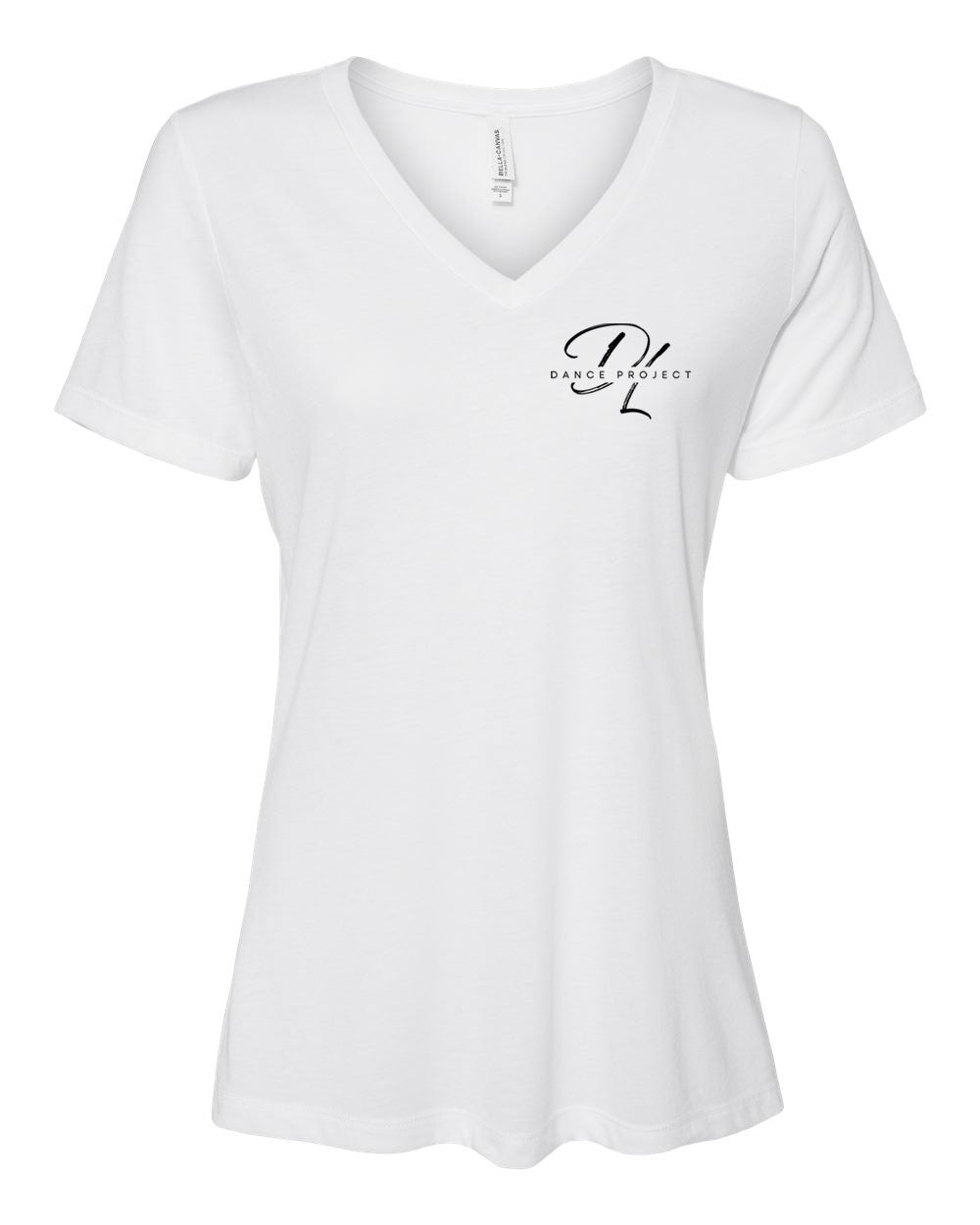 DL Dance Project V-neck T-shirt Design 3