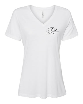 DL Dance Project V-neck T-shirt Design 3