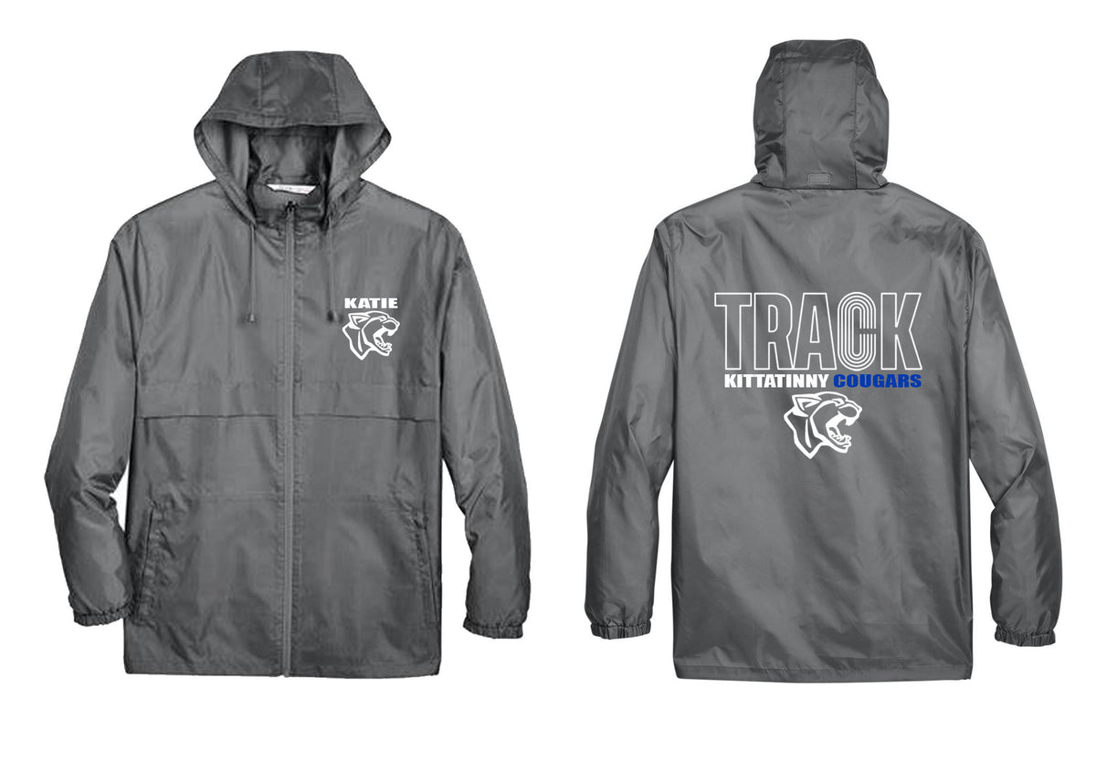 Kittatinny Track design 1 Zip up lightweight rain jacket