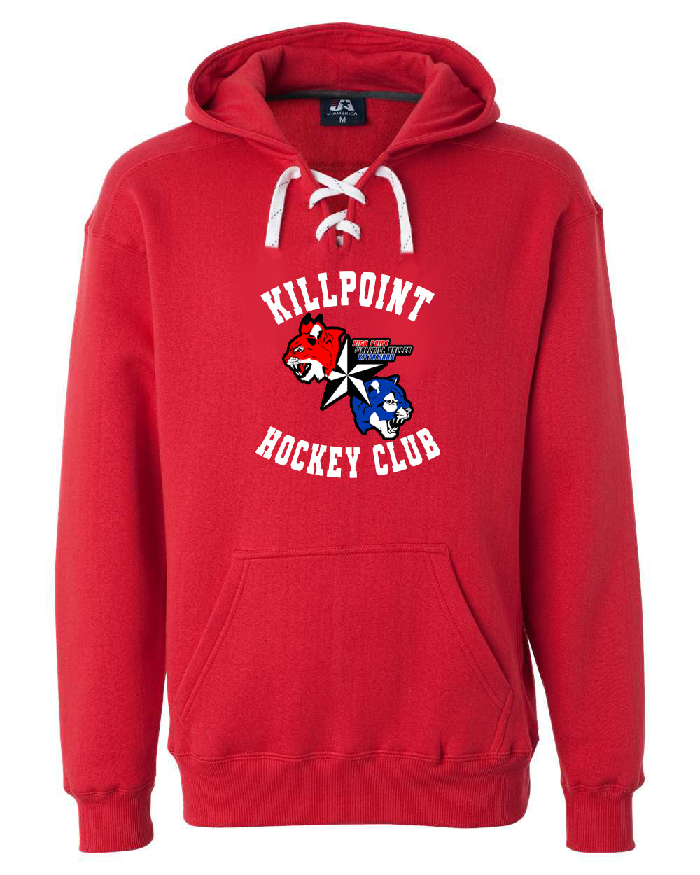 Killpoint Hockey Design 1 Hooded Sweatshirt with laces