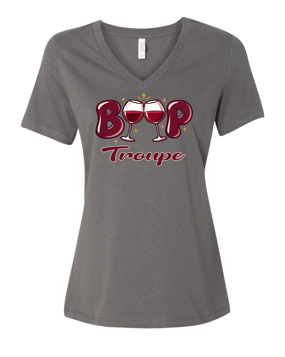 Boop V-neck T-shirt Design 1