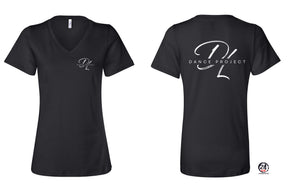 DL Dance Project V-neck T-shirt Design 2