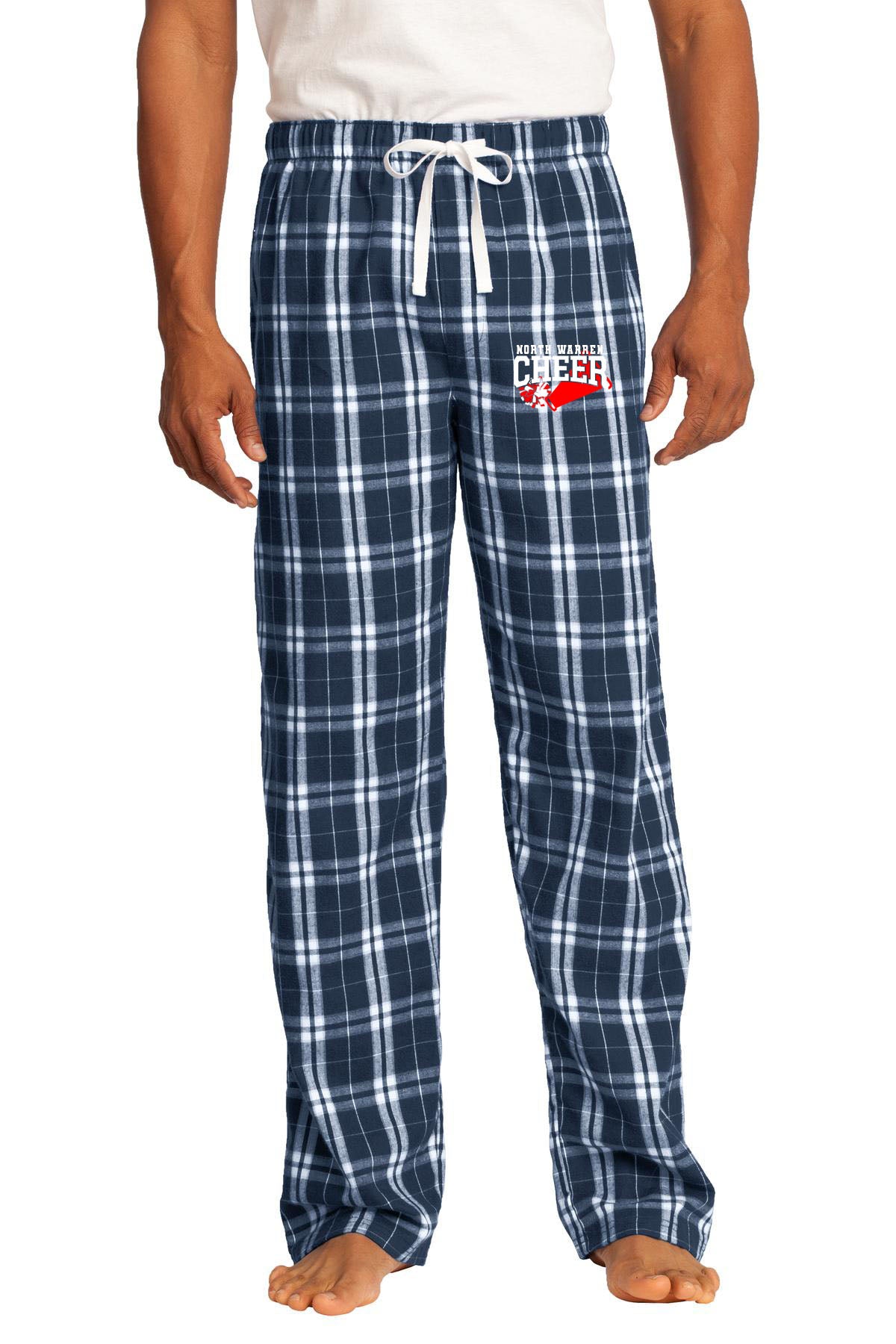 North Warren Cheer Flannel PJ Sweatpants Design 5