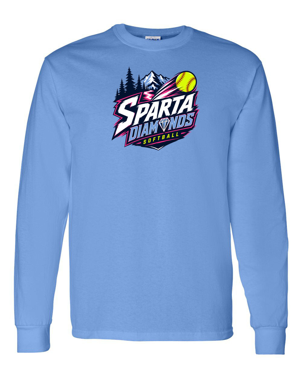 Sparta Diamonds Long Sleeve Shirt Design 1