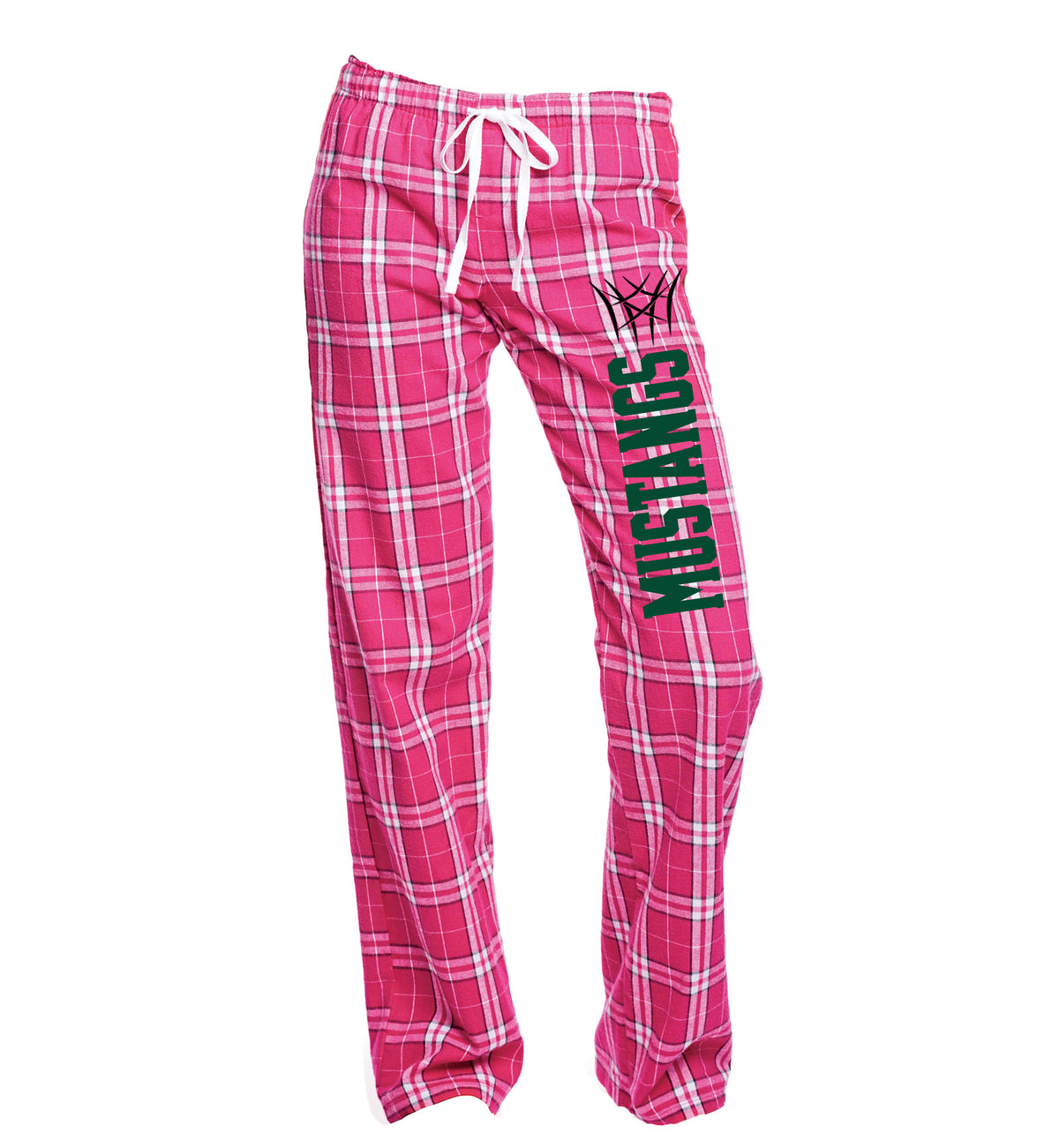 Mustangs Basketball Flannel PJ Sweatpants Design 8