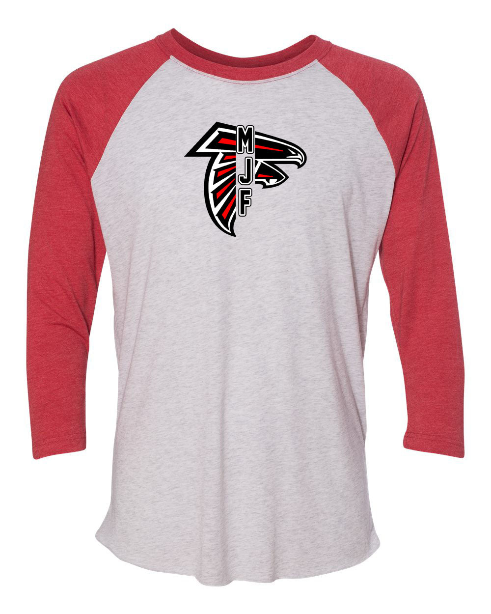 Falcons Football raglan shirt Design 5