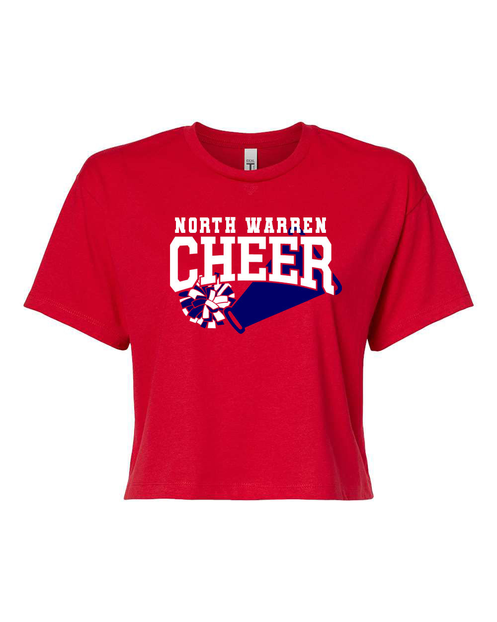 North Warren Cheer design 5 Crop Top