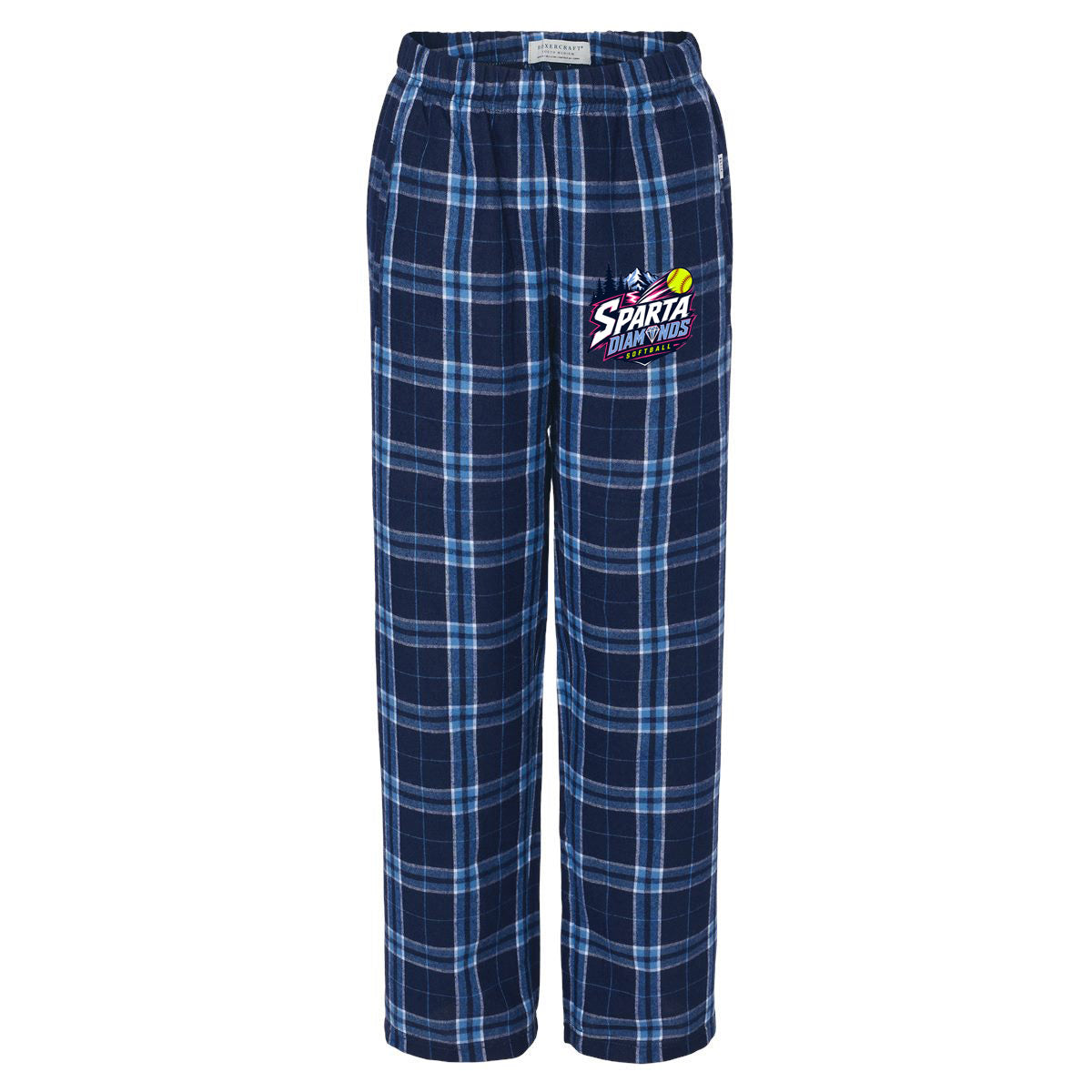Sparta Diamonds YOUTH Flannel PJ Bottoms Design 1