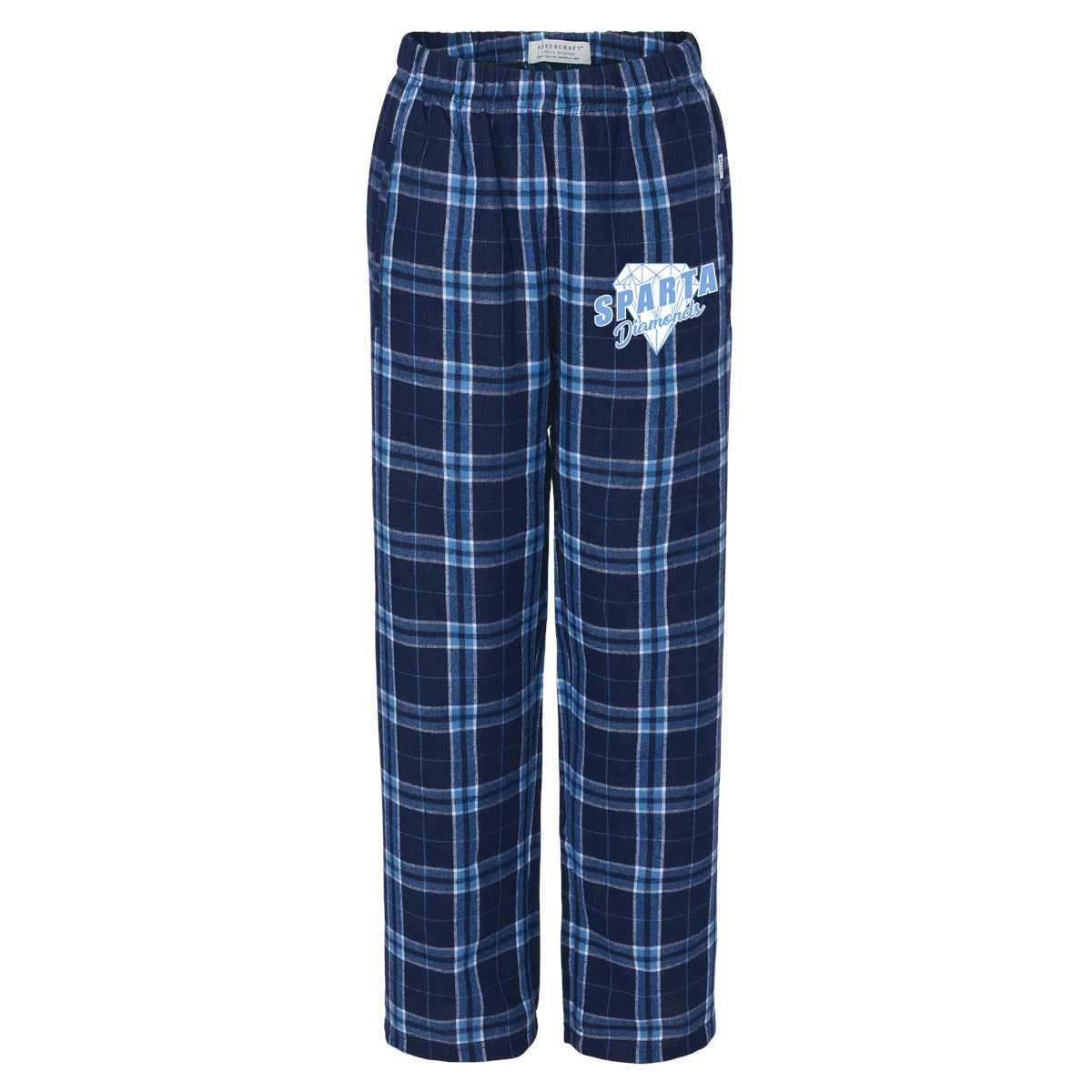 Sparta Diamonds YOUTH Flannel PJ Bottoms Design 2