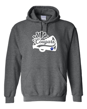 Cougars Cheer Hooded Sweatshirt Design 1