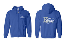 KHS Football Design 3 Zip up Sweatshirt