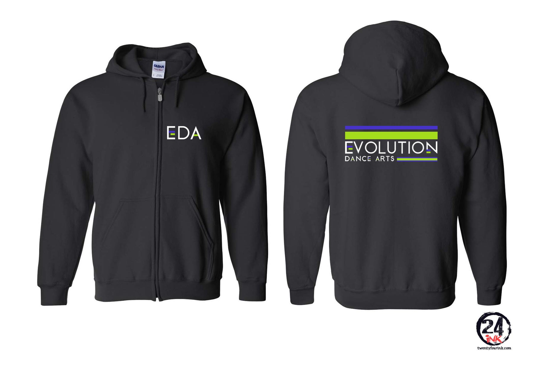 Evolution Dance design 3 Zip up Sweatshirt