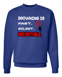 Water Safety Event non hooded sweatshirt