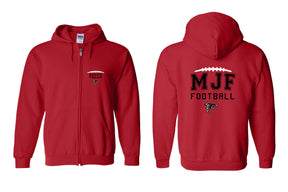 Falcons Football Zip up Sweatshirt Design 4
