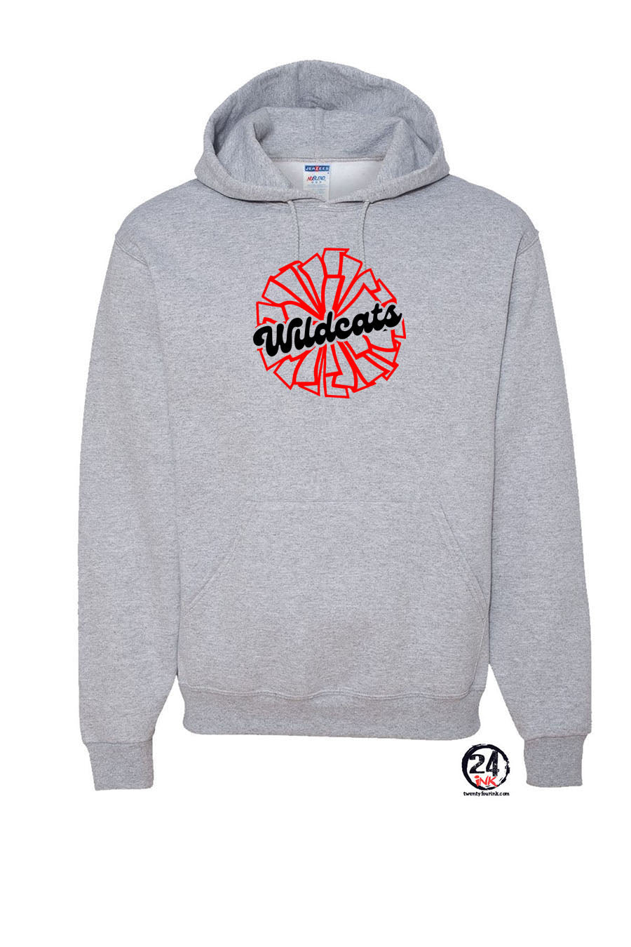 Wildcats Cheer Hooded Sweatshirt Design 1