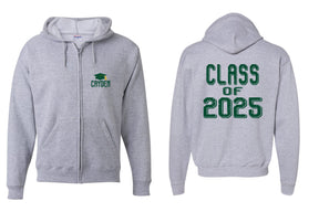 Green Hills design 2025 2 Zip up Sweatshirt